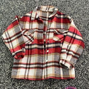 Ooh laluxe jacket, size small, Christmas colors